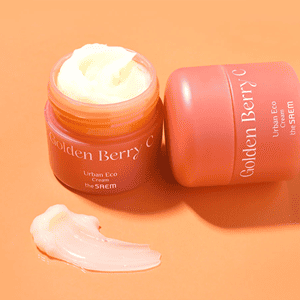 THE SAEM(ザセム)クーポン【口コミ評価高め】アーバンエコゴールデンベリーCセット【クリーム+アンプル+トナーパック+シートマスク2枚】